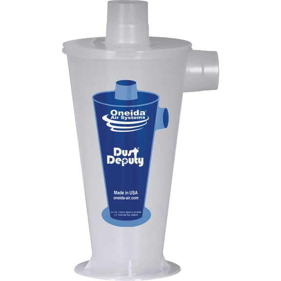 Oneida Air Systems Dust Deputy Cyclone Dust Stopper - Molded DIY - Pack of 2