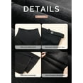 thumbnail image 5 of DOKOTOO Women's Maternity Jeans with Full Elastic Panel - High Waist Over The Belly Straight Leg Stretchy Pregnancy Jean Raw Hem Frayed Denim Pants, 5 of 10