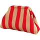 thumbnail image 1 of AMVKLX Bolsos de Ganchillo para Mujer, Bolso de Nube Tejido para Playa de Verano, Bolso de Bola de Masa, Bolso de Noche Fruncido a Rayas, Amarillo, 1 of 7