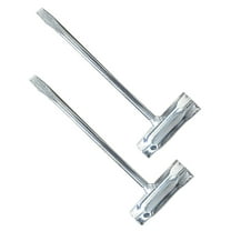 Phenofice 2Pcs Socket Wrench Set Silver Heat Treated Steel for Car Maintenance