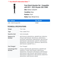 thumbnail image 2 of Front Shock Absorber Set - Compatible with 2012 - 2023 Chrysler 300 S RWD 2013 2014 2015 2016 2017 2018 2019 2020 2021 2022, 2 of 2