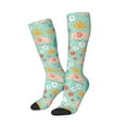 thumbnail image 2 of Balery Elephant And Flowers Fun Novelty Socks Men'S Women'S Crew Socks Funny Crazy Novelty Socks Quirky And Cool Socks, 2 of 9