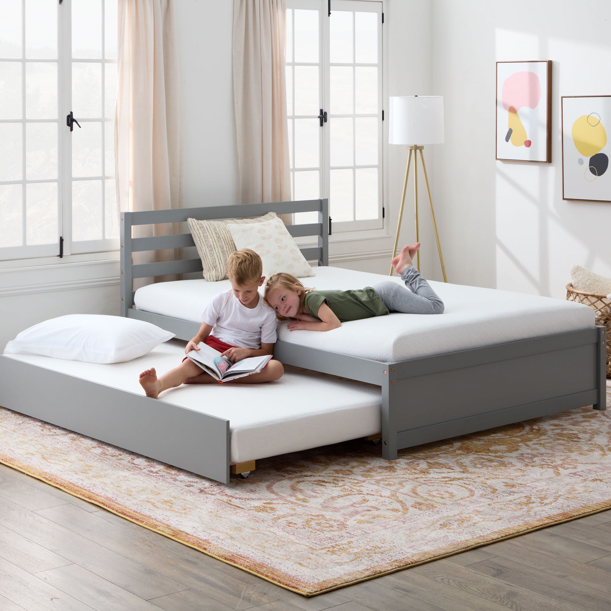 Rest haven suspension rollaway bed with 4 inch gel memory foam mattress deals