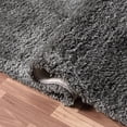 thumbnail image 4 of Ox Bay Onyx 7'6" x 9'6" Charcoal Shag Ultra-Plush Indoor Area Rug, 4 of 7