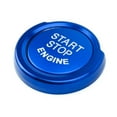 thumbnail image 5 of Blue Aluminum Keyless Engine Push Start Button w/Surrounding Ring Trim For BMW, 5 of 10