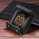 thumbnail image 4 of Estuche de viaje para reloj de cuero Caja de reloj individual para hombres y mujeres, 1 ranura, negro, 4 of 6