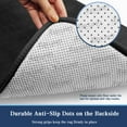 thumbnail image 4 of XIECUVA 1 Inch Memory Foam Bathroom Rugs, Machine Washable Non-Slip Bath Rugs, Super Absorbent Velvet (20"×32", Black), 4 of 11