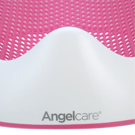 Angelcare Plastic Baby Bathtub Support Seat, Pink, Unisex, 1 Count