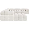 thumbnail image 6 of Meridian Furniture Ames Cream Boucle Fabric Modular Sectional, 6 of 17