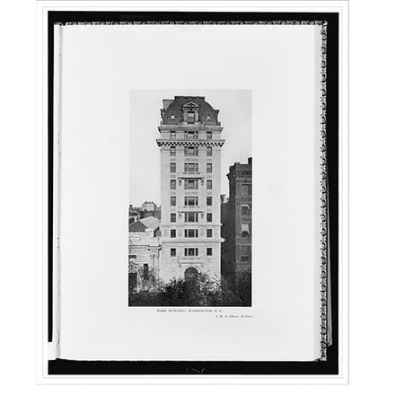 Historic Print, Hibbs Building, Washington, D.C., 16" x 20"