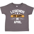 thumbnail image 3 of Inktastic Legends Are Born in April Boys or Girls Toddler T-Shirt, 3 of 5