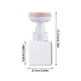 thumbnail image 3 of Floral Foaming Soap Dispenser Bottle Refillable Hand Wash and Facial Cleanser Container for Elegant Bathroom, 3 of 5