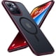 thumbnail image 1 of Mgnaooi Funda magnética para iPhone 13 Pro [prueba de caída de grado MIL y compatible con MagSafe] Parte trasera mate translúcida con teclas de aleación de aluminio, a prueba de golpes 13 Pro funda pa, 1 of 4