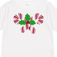 thumbnail image 4 of Inktastic Candy Canes and Holly Christmas Boys or Girls Long Sleeve Toddler T-Shirt, 4 of 5