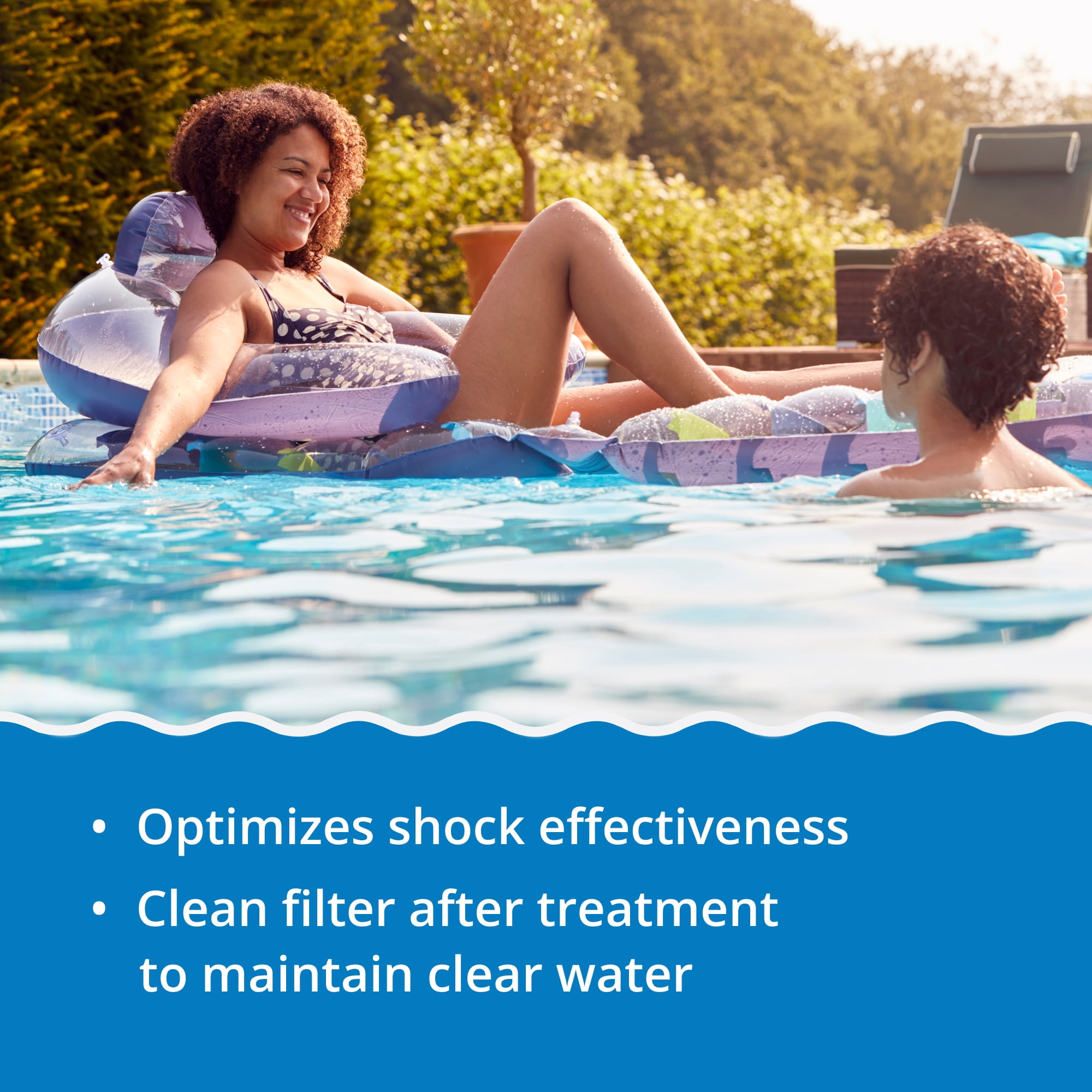 In The Swim Quick Clear Green - Turn Your Pool Water From Green and Cloudy To Sparkling Blue - 4 Pound 62006