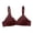 Coffee, variant on Soft Cotton Wire-Free Bra for Middle-Aged Elderly Women Seamless Full Coverage Wireless Everyday Brassiere with Adjustable Straps Coffee L