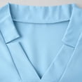 thumbnail image 6 of UQJfacai Womens Scrubs Tops V Neck Breathable Strech Scrubs for Women Soft Comfy Medical Nurse Uniforms Shirt with Pocket S-2XL, 6 of 8