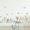 thumbnail image 1 of Conjunto de pegatinas de pared TUNC diseño de animales de la selva para dormitorio sala de juegos cocina sala de estar oficina Sencillez, 1 of 4