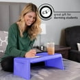 thumbnail image 6 of MavoCraft Purple Folding Lap Desk with Storage & Dividers | Laptop Bed Table, Breakfast Tray | Serving Table for Kids & Adults, Easy to Fold & Carry, 6 of 7