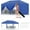 Blue, variant on 10x20 Pop Up Canopy Tent with 4 Sidewalls - Waterproof Instant Shelter, Portable Outdoor Gazebo with 4 Sandbags for Camping, Parties & Commercial Use