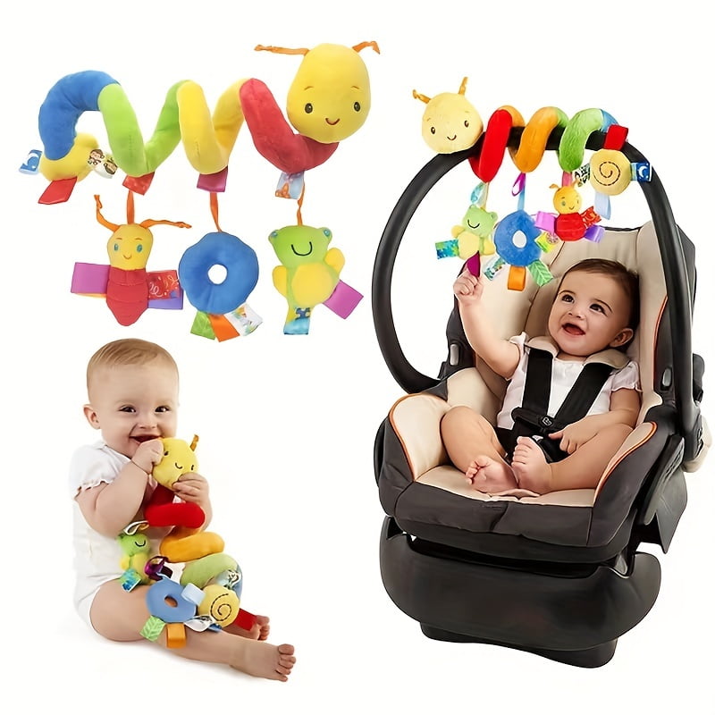 Grm New Baby Hanging Rattles Toys Car Seat Toy Soft Mobiles Stroller Crib Cot Spiral Toy Other