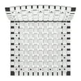 thumbnail image 5 of Butler Specialty Company Urban 25" Woven Leather Counter Stool In Black/White, 5 of 7