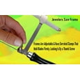 thumbnail image 4 of Professional Jewelers Saw Kit Saw Frame 76 mm & 12 Swiss 2/0 Saws Blades, 4 of 12