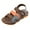 Brown, variant on Open Toe Sandals for Boys Girls, Kids Unisex Summer Outdoor Athletic Sport Sandals, Non-Slip Casual Walking Footwear (Yellow, 34)