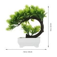 thumbnail image 2 of unbranded Planta Verde Artificial Bonsái Para De Espacios Residenciales Y Comerciales Sin Mantenimiento, 2 of 6