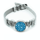 thumbnail image 1 of Rejillas resumen peces mar azul Pulsera pulsera pulsera de cristal amor pulsera ajustable, 1 of 2