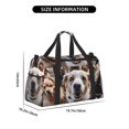 thumbnail image 3 of Balery Realistic Cute Puppy Bolsa de Gimnasio para Mujeres, Bolsa de Viaje con Bolsillo Húmedo, Bolsa de Fin de Semana para Mujeres, Bolsa de Viaje Resistente al Agua, 3 of 7