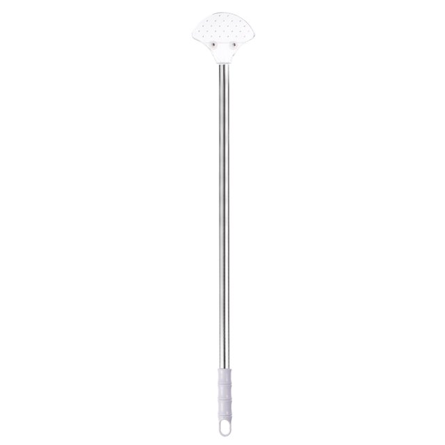 Unique Bargains 24' x 5' Handheld Sign Stand Sign Stands for Display Sign Holder Stand Holder Metal Fan-Shaped, Silver