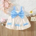 thumbnail image 2 of Otqutp Toddler Sundress Flower Girls Sleeveless Bowknot Ruffles Princess Dress Dance Party Dresses Clothes for 6M to 3 Years, 2 of 8