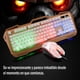 thumbnail image 3 of Kit Teclado Mouse Gamer RGB Metálico J32 Beige DOSYU, 3 of 4