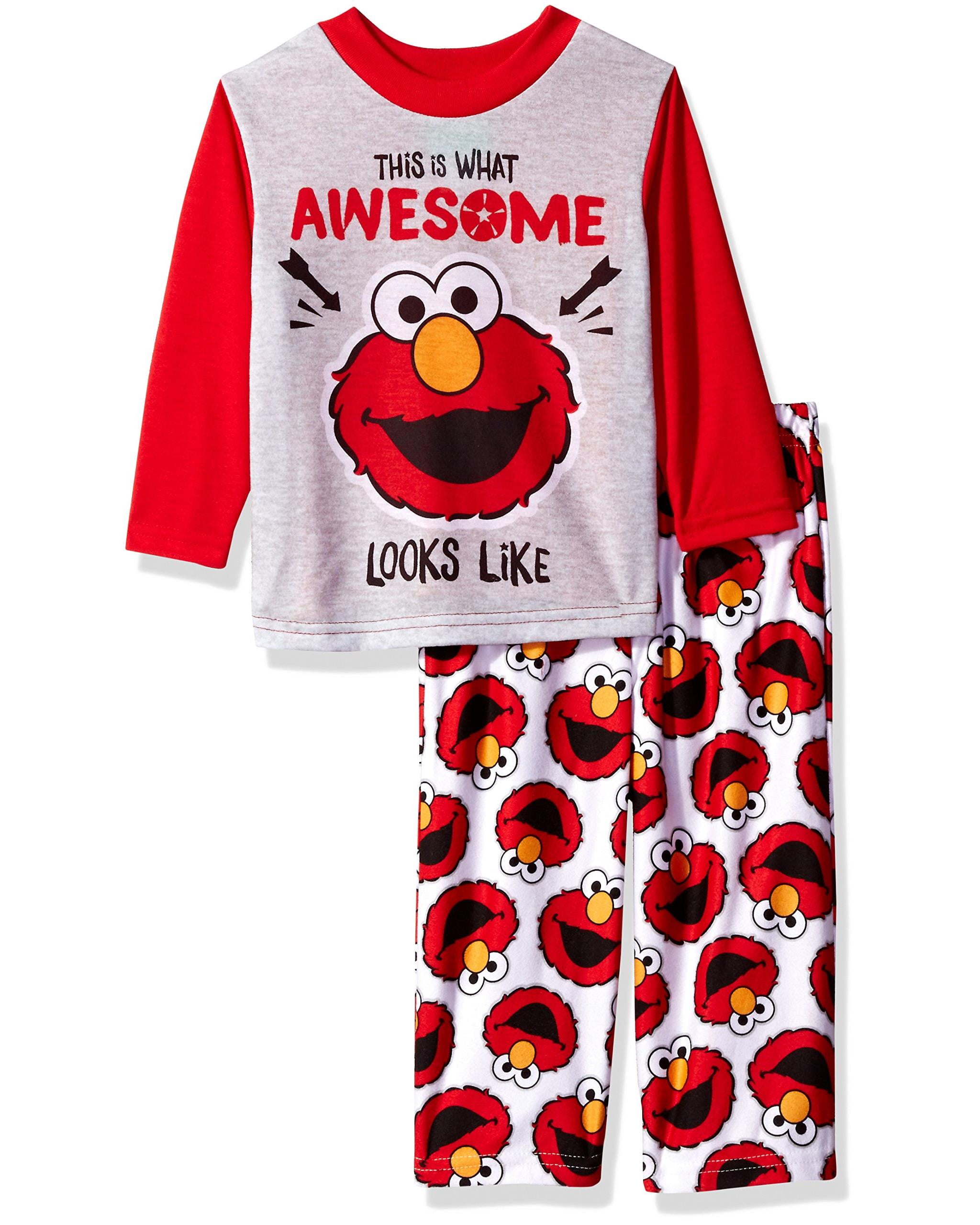 Sesame Street Toddler Boys' Elmo 2Piece Pajama Set Walmart Canada