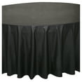 thumbnail image 3 of (4 pack) Way to Celebrate! Black Plastic Round Tablecloths, 84in, 2ct, 3 of 7