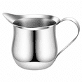thumbnail image 2 of Stainless Steel Creamer Pitcher, 8 oz Small Serving Jug with Easy-Pour Spout and Handle for Espresso, Milk, Cream, Syrup and Sauce, by Zovey, 2 of 7