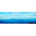 thumbnail image 2 of McLoughlin, James 32x13 Black Ornate Wood Framed with Double Matting Museum Art Print Titled - Misty Mountains III, 2 of 4