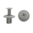thumbnail image 1 of 30Pcs 8,5x18x22mm Grapas VehÃ­culo Guardabarros Alfombrilla Clips Tornillos PlÃ¡stico Gris Unique Bargains Clips/Remaches/Sujetador, 1 of 2