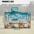 thumbnail image 7 of Xoenoiee Beach Starfish Seashell Conch Print Universal Golf Cart Seat Cover Fit for EZGO Club Car ICON and More 2 Passenger Seat, Anti-Slip Breathable Blanket Towel Pet Friendly Machine Washable, 7 of 7