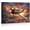 Frame-style, variant on WWII Fighter Plane Canvas Wall Art P-47 Thunderbolt Military Aircraft Print Vintage Aviation Battle Scene Sunset Clouds Artwork for Man Cave Living Room Office Decor