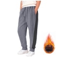 thumbnail image 2 of 10-12 Years Boys Pants Casual Trousers Boy Fleece Trousers Casual Pants Cargo Jogger Pants with Pockets Light Gray Pants, 2 of 7