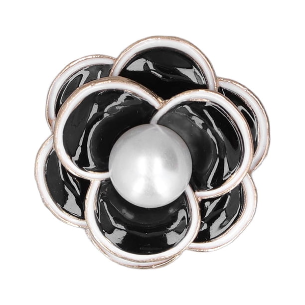 Broche alfiler de flor de Camelia diseño único exquisito decorativo para mujer suéter vestido alfileres de solapa accesorios ANGGREK Otros