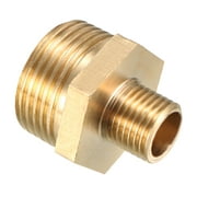Brass Pipe Fitting, Reducing Hex Nipple 3/4 BSP Male x 1/4 BSP Male 2pcs
