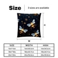 thumbnail image 5 of Honeybee Pillow Covers Inserts, Decorative Pillows, Throw Pillows with Unique Patterns for Home Décor - Set of 2 in 16x16, 18x18, or 20x20 inches, 5 of 6