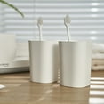 thumbnail image 4 of Toothbrush Holder for Bathroom, Electric Toothbrush Holder with Cups, Kids Bathroom Accessories Set with Toothpaste Holder, White, 4 of 5
