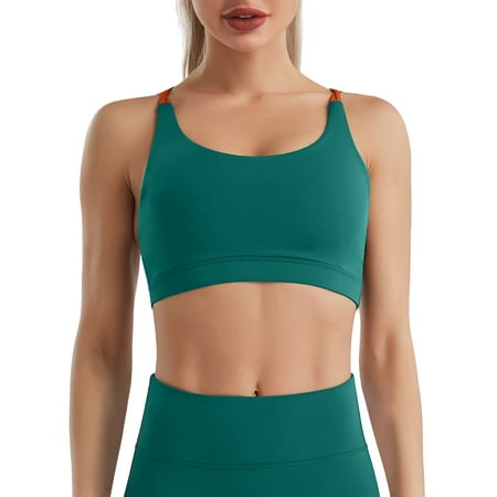 

Booker Women s Sports Bra Shockproof Running Small Chest Push Up Fitness Yoga Vest Thin No Steel Ring Back Bra