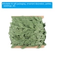 thumbnail image 3 of Unique Bargains 11 Yards Green Leaf Ribbon, Leaves Trim Rope Artificial Leaf String for Christmas, Style 3, 3 of 7