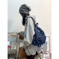 thumbnail image 2 of Mochila De Jeans Estéticos Para Mujeres Hombres, Bolso De Mano De Mochila De Mezclilla Informal, Bolso De Hombro De Mochila Ligera-Azul Oscuro, 2 of 3