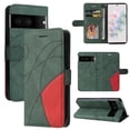 thumbnail image 1 of GANGXUN Flip Case for Google Pixel 7 – Leather Wallet Cover with Card Slots, Kickstand & Color Stitching Protective Folio, 1 of 6